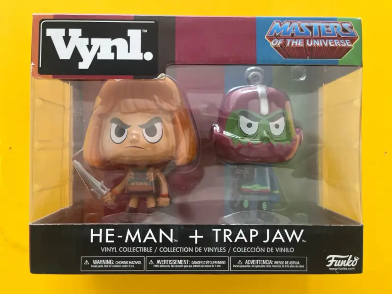 Figuras Vynl He-Man y Trap Jaw