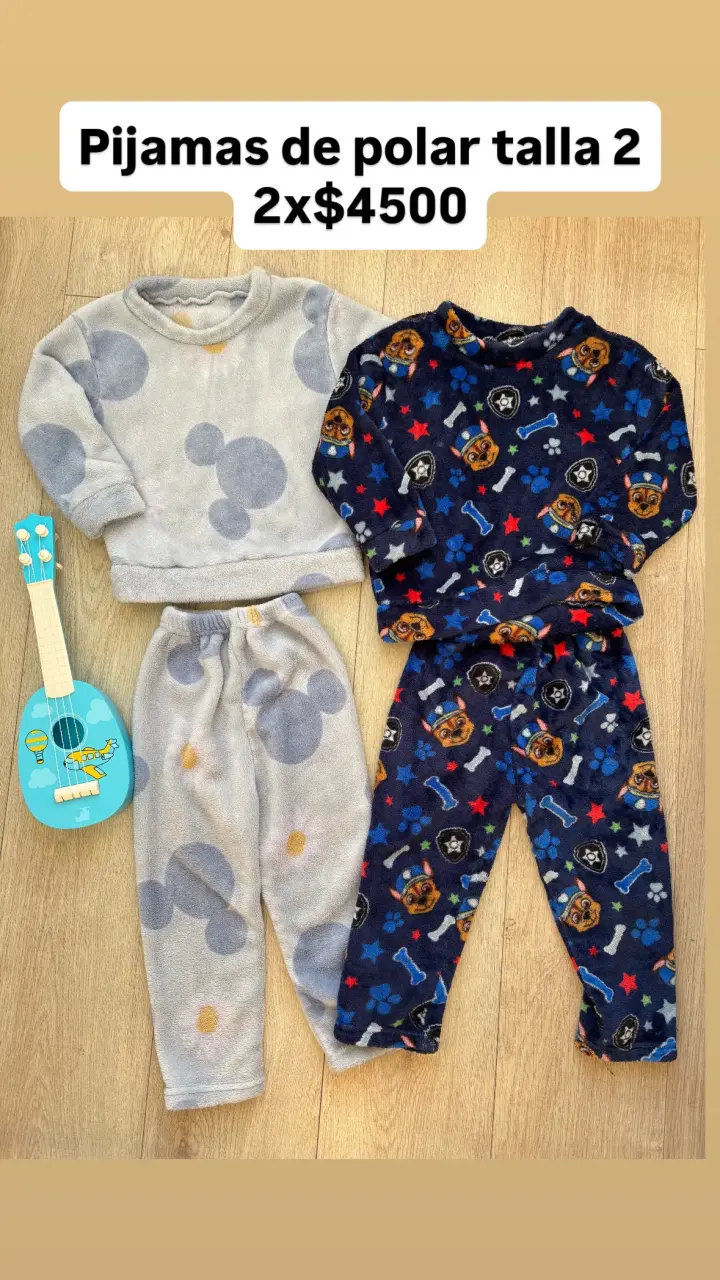 Pijamas de polar talla 2