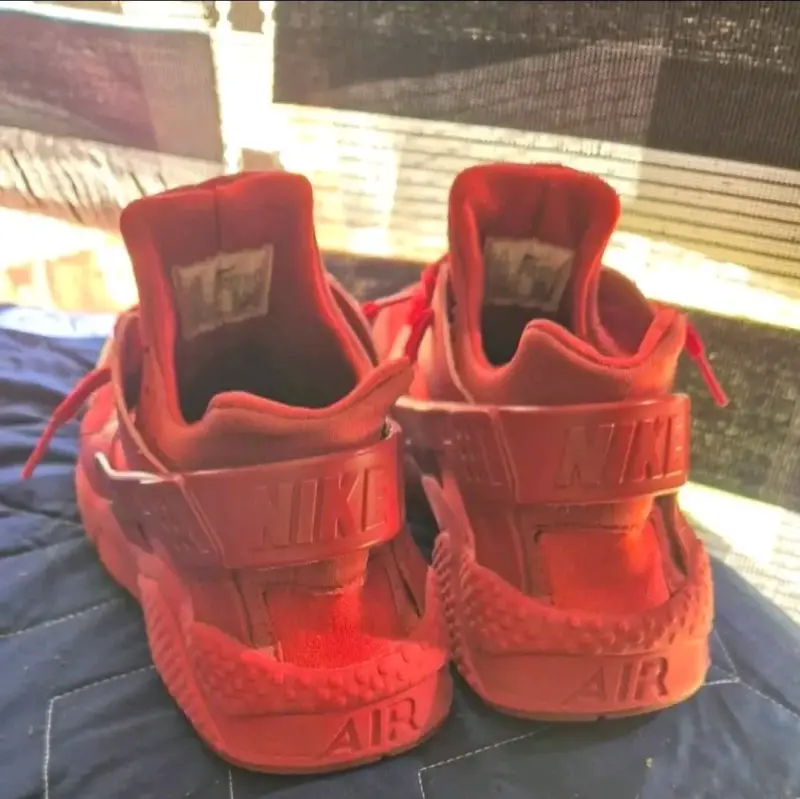 Zapatillas nike huaraches rojas - 6
