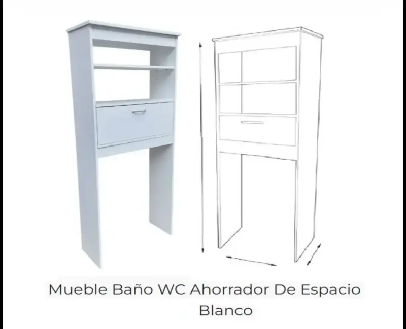 Mueble de baño blanco