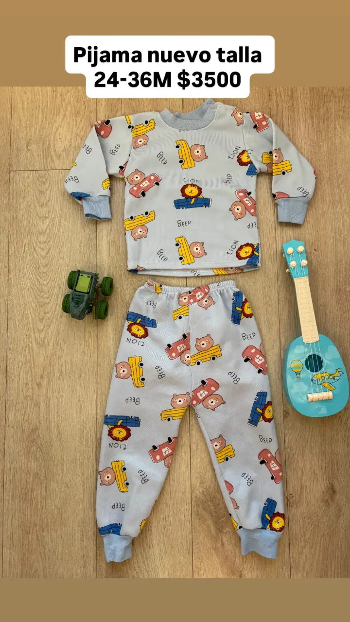 Pijama infantil estampado nuevo