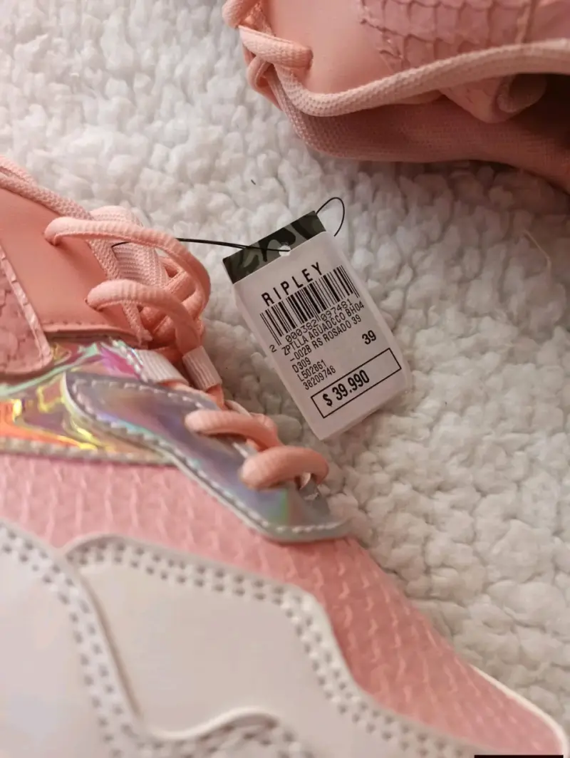 Zapatillas deportivas rosadas - 2