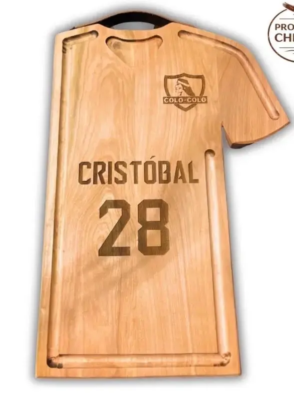 Tabla de picar Colo-Colo personalizada
