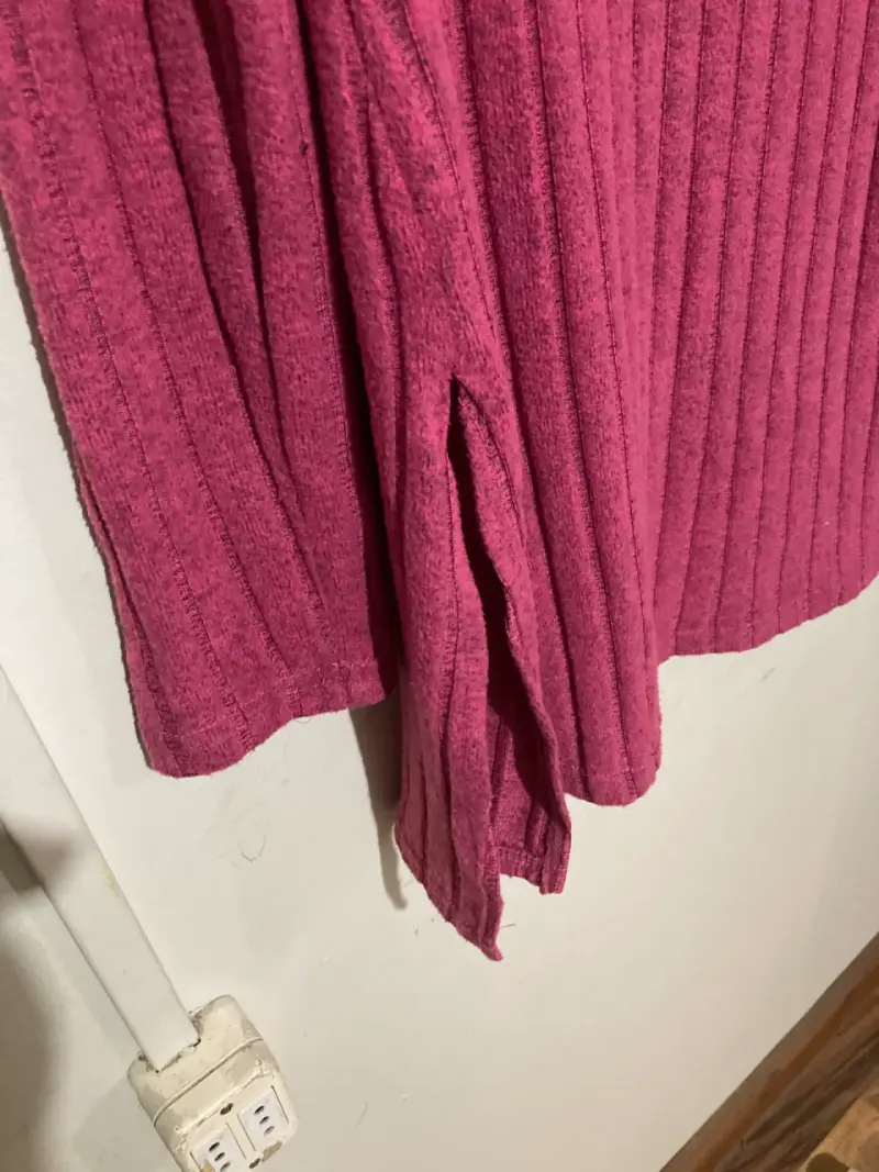 Sweater rosa acanalado SHEIN - 3