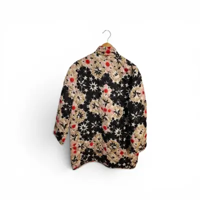 Tapado acolchado estampado mujer - miniatura 2