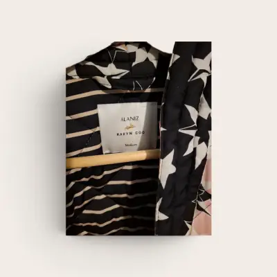 Tapado acolchado estampado mujer - miniatura 3
