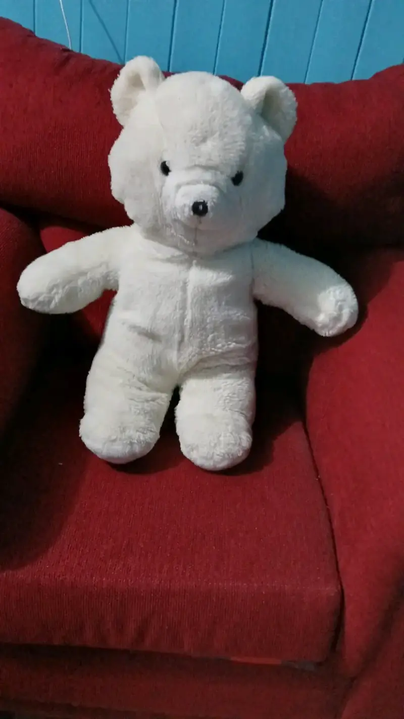 Osito de peluche blanco
