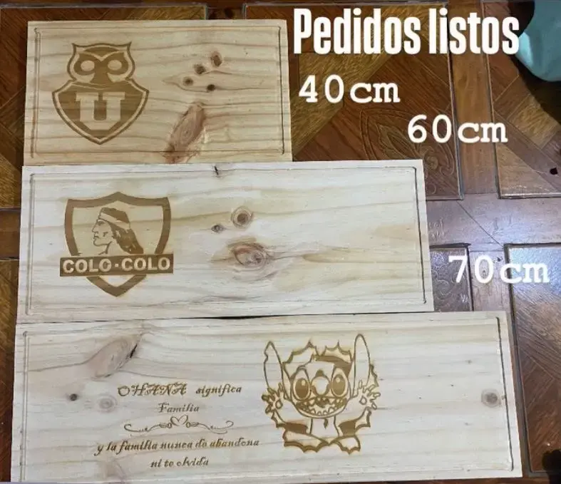 Tablas de picar  de madera grabadas