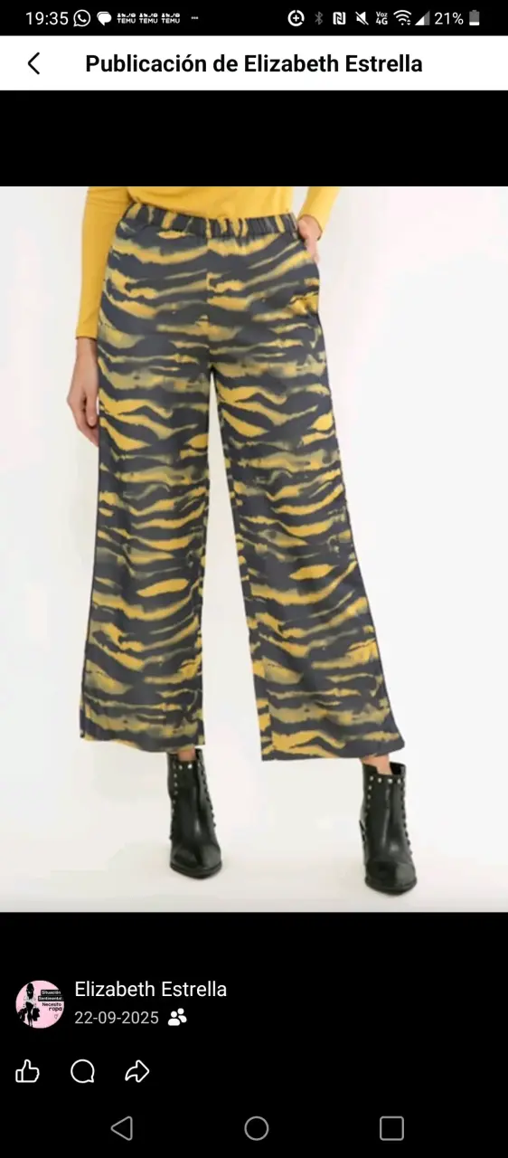 Pantalones estampado animal print - 3