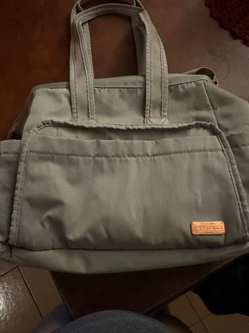 Bolso de maternal gris Head
