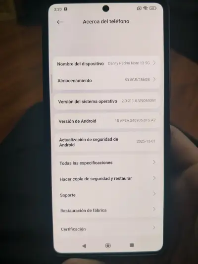 Smartphone Xiaomi redmi note 13 5g - miniatura 3