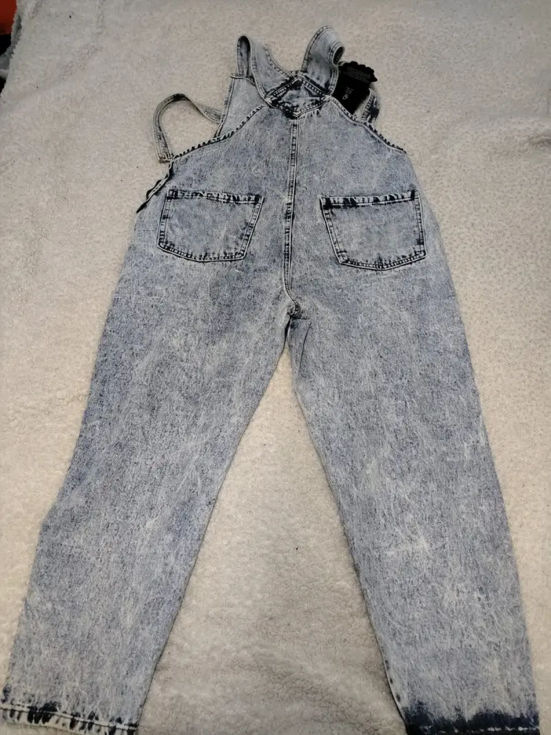 Overall de mezclilla azul gastado