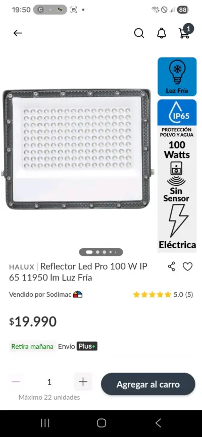 Foco LED Halógeno 10W Megabright - miniatura 3