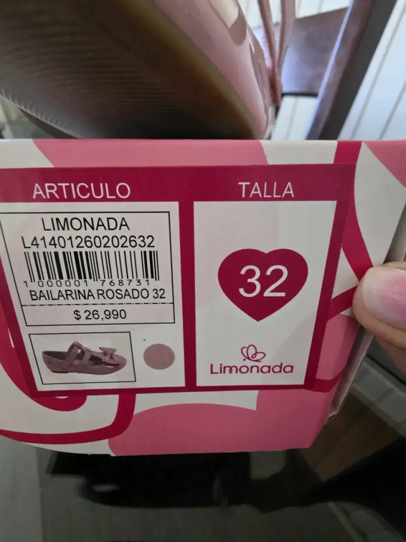 Zapatos rosados para niña Limonada - 3