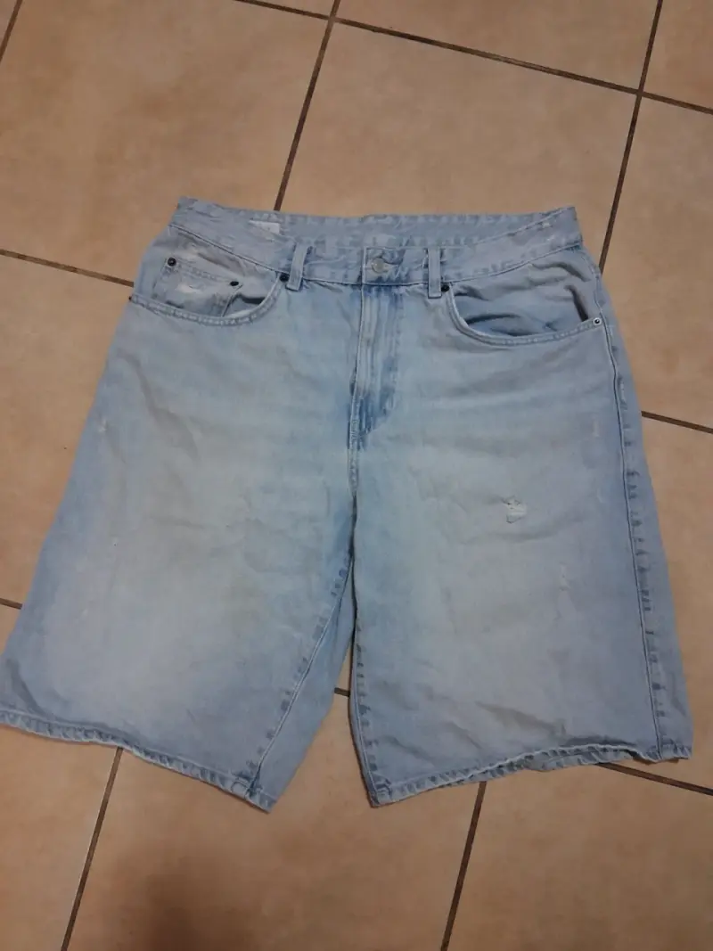 Shorts de mezclilla azul claro