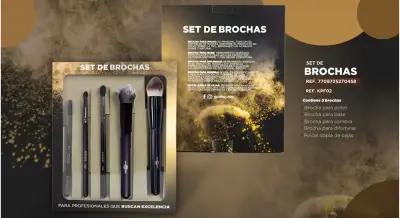 Set de brochas de maquillaje - miniatura 1