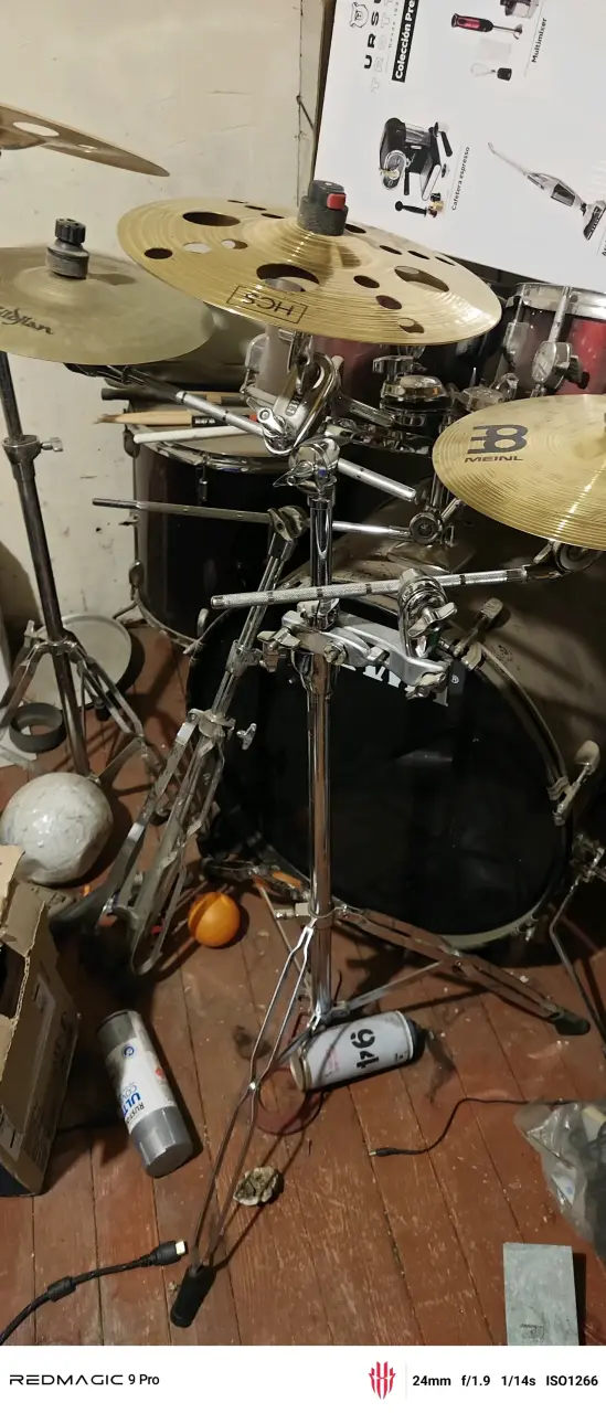 Batería con platillos Meinl