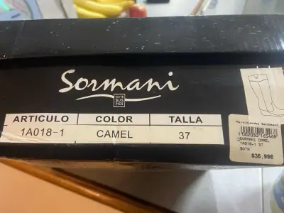 Botas Sormani camel talla 37 - miniatura 1