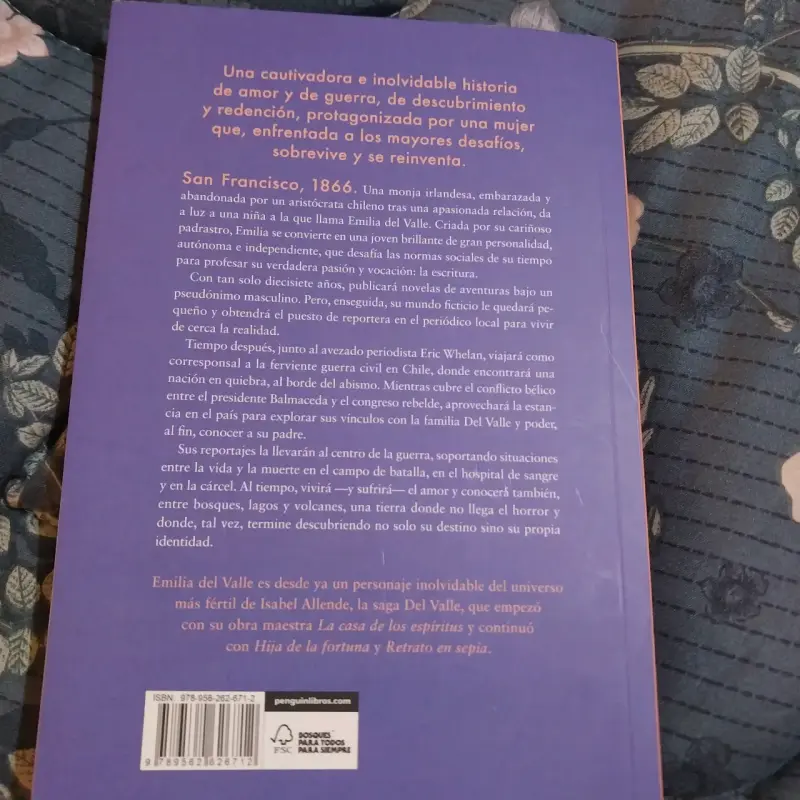 Libro 'Mi Nombre es Emilia' Isabel Allende - 2
