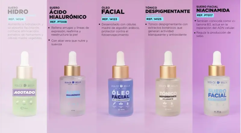 Sueros de cuidado facial 30 ml