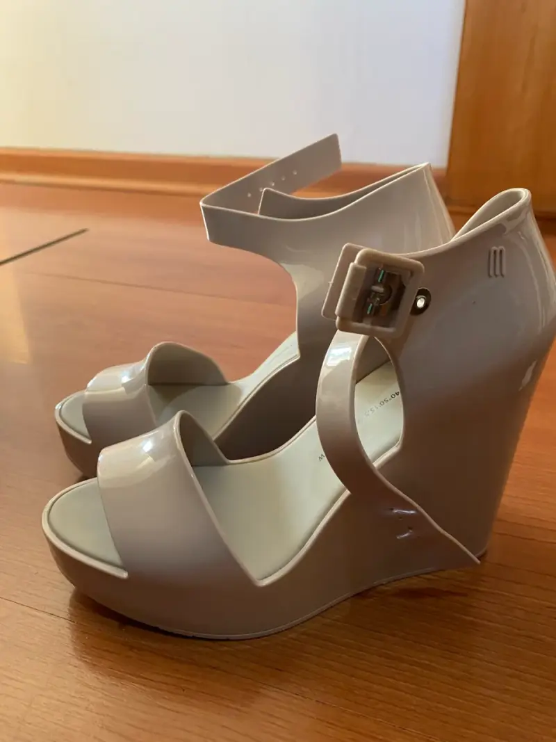 Melissa,Tacones beige con plataforma 36 - 1