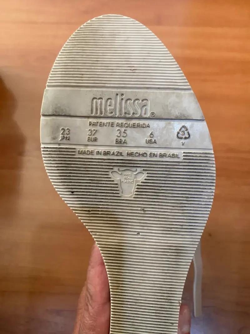 Melissa,Tacones beige con plataforma 36 - 3