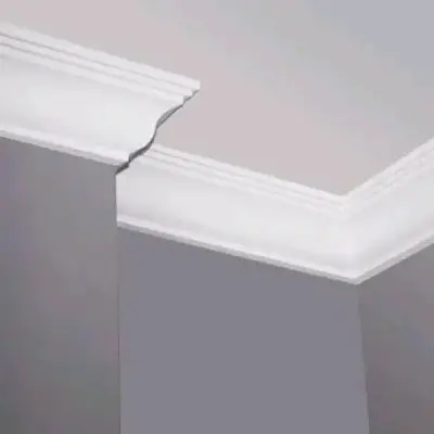 Cornisas decorativas blancas - miniatura 1