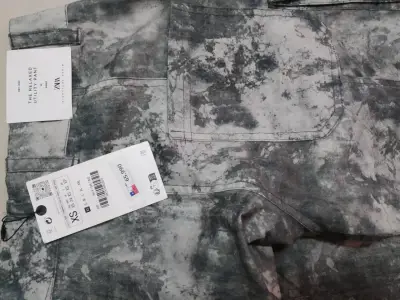 Pantalones cargo camuflados gris - miniatura 2