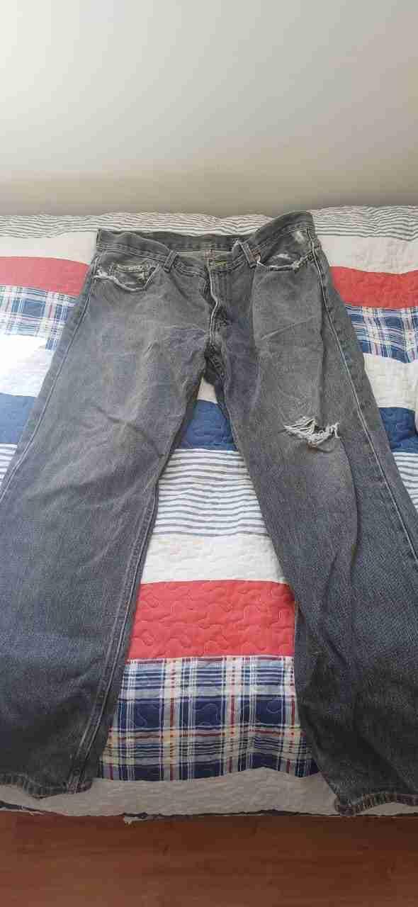 Jeans oscuros Loose