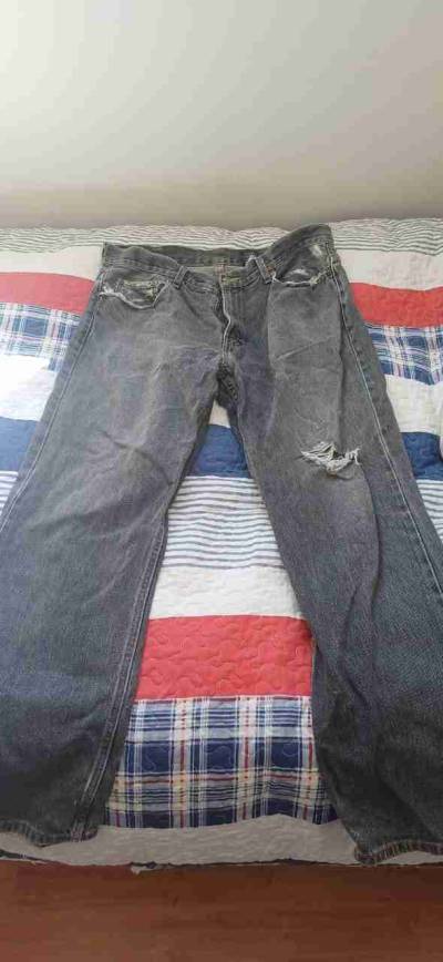 Jeans oscuros Loose - miniatura 1
