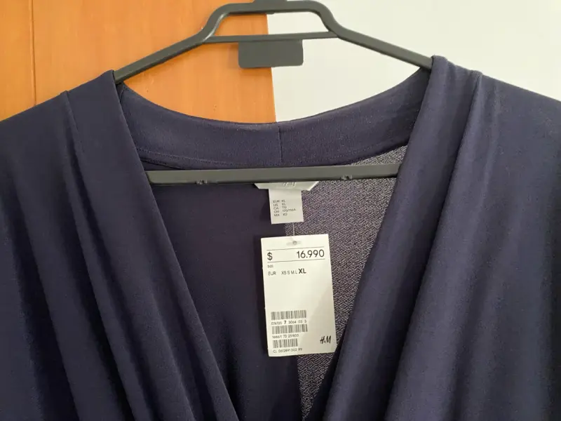 Vestido azul H&M nuevo con etiqueta - 2