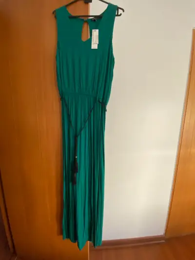 Vestido Warehouse algodon elasticado nuevo - miniatura 1