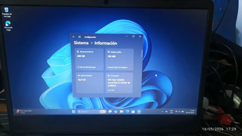 Laptop Dell i5 11th / 16ram / 500GB SSD - 2