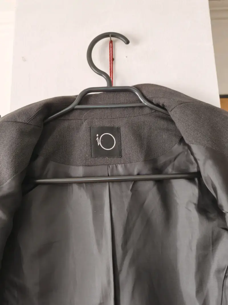 Blazer gris oscuro elegante - 3