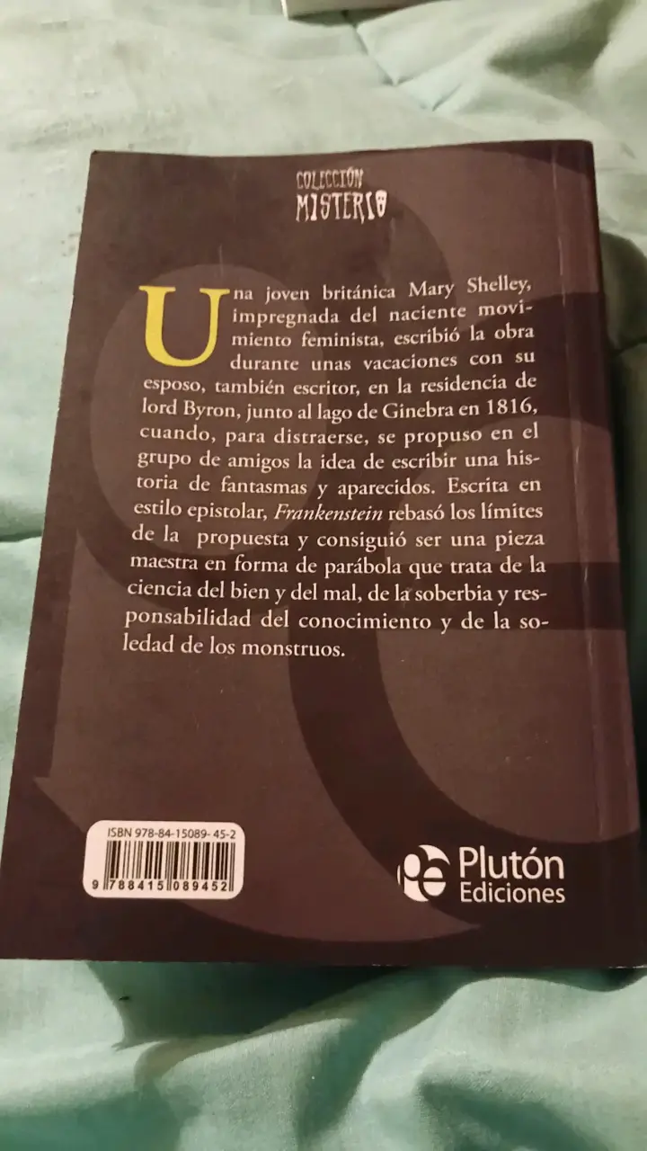Libro Frankenstein de Mary Shelley - 2