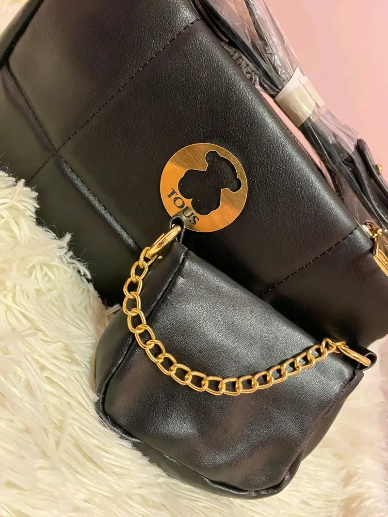 Mochila Tous beige estampada - 4