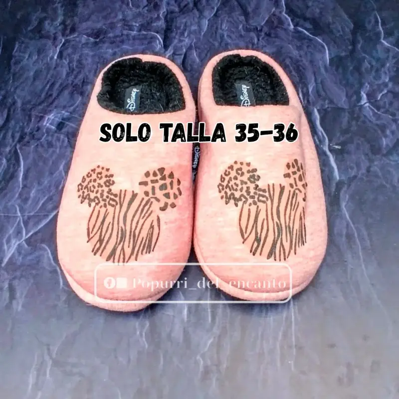 Pantuflas Disney para niña