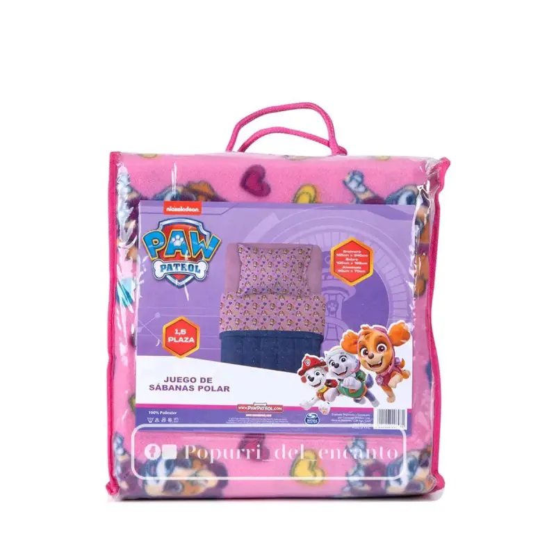 Juego de sábanas de Polar Paw Patrol niña - 2