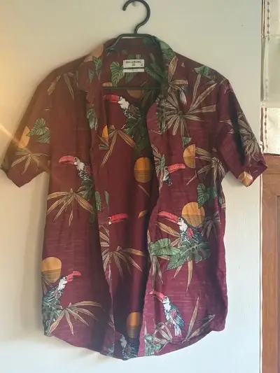 Camisa tropical manga corta - miniatura 1