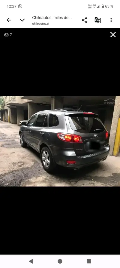 Hyundai Santa fe año 2008 2.7 V6 gasolina 4x4 - miniatura 1
