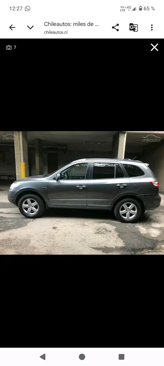 Hyundai Santa fe año 2008 2.7 V6 gasolina 4x4 - 3