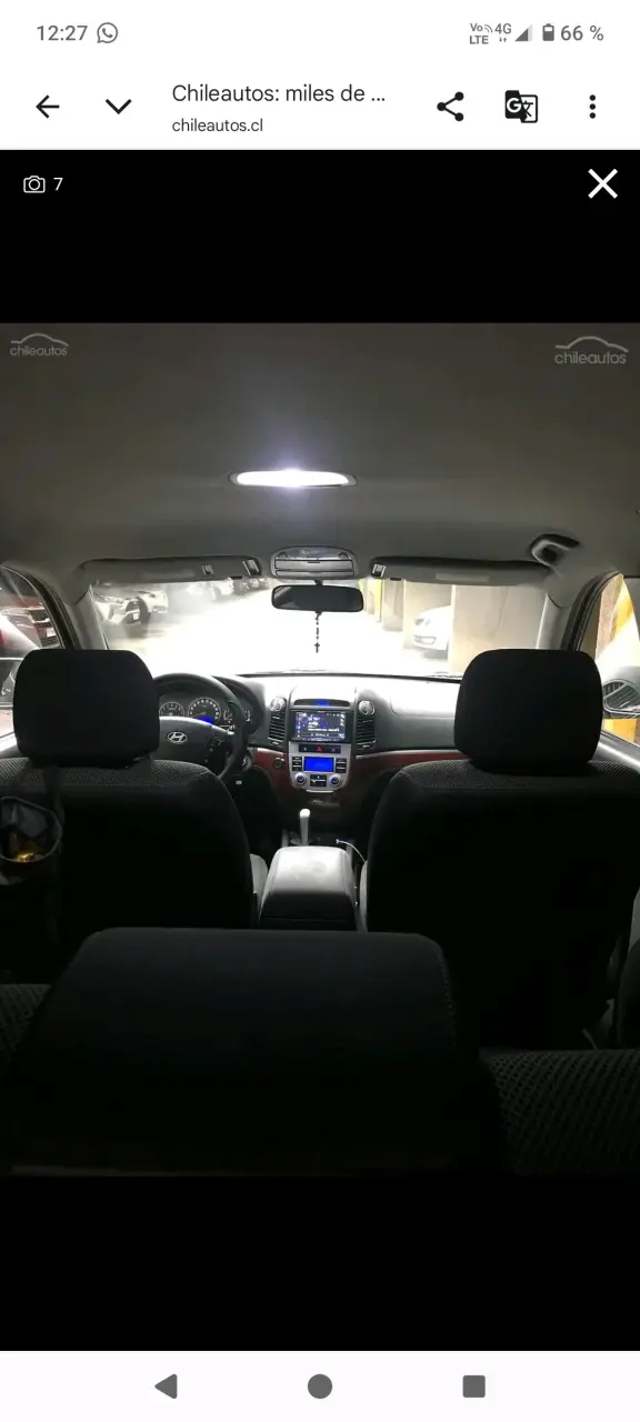Hyundai Santa fe año 2008 2.7 V6 gasolina 4x4 - 5