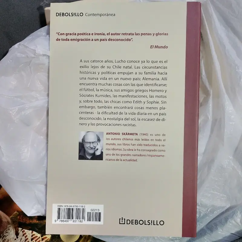 Libro 'No pasó nada' Antonio Skármeta - 2
