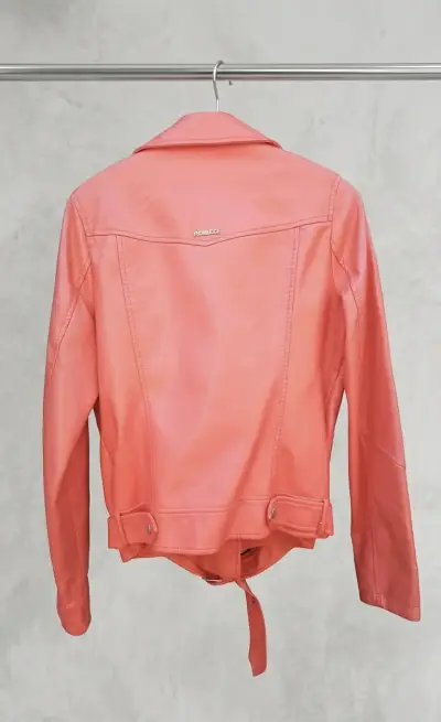 Chaqueta EcoCuero Coral - Naranja - miniatura 2