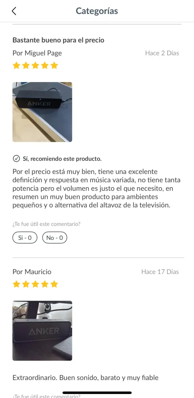 Parlante Bluetooth Anker Negro - 2