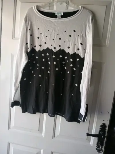 Blusa azul con pañuelo - miniatura 6