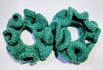 Coleteros tejidos verde turquesa - miniatura 1
