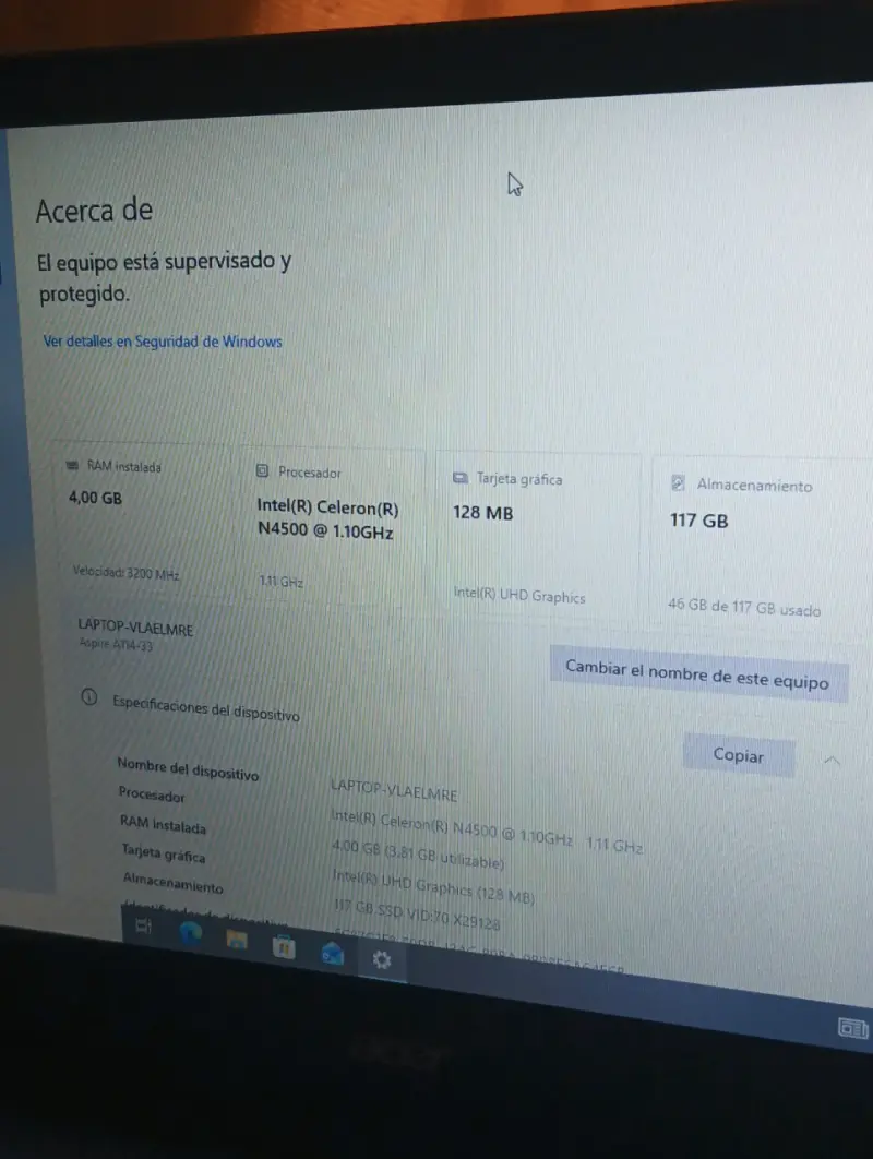 Notebook Acer en buen estado - 3