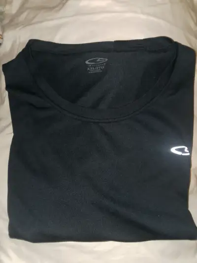 Polera negra deportiva Champions XXL - miniatura 1