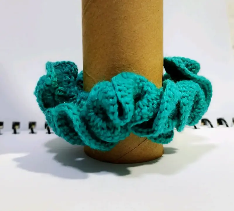 Coleteros tejidos a crochet verde - 3
